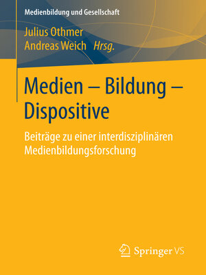 cover image of Medien – Bildung – Dispositive